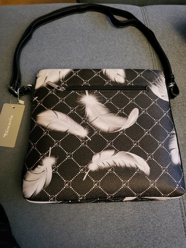 Schultertasche schwarz mit