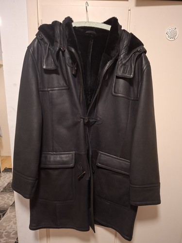 Langer herrenmantel schwarz - langer,