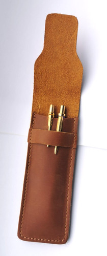Echt leder etui für - echt, stifte