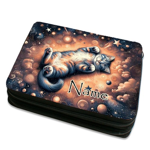 Federmäppchen katze mit name - federmäppchen,